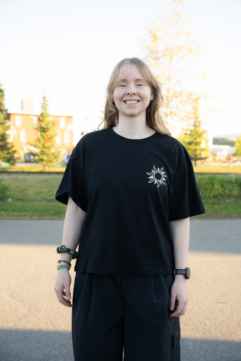 Women's It's Their Land, too Martina Tee - Black