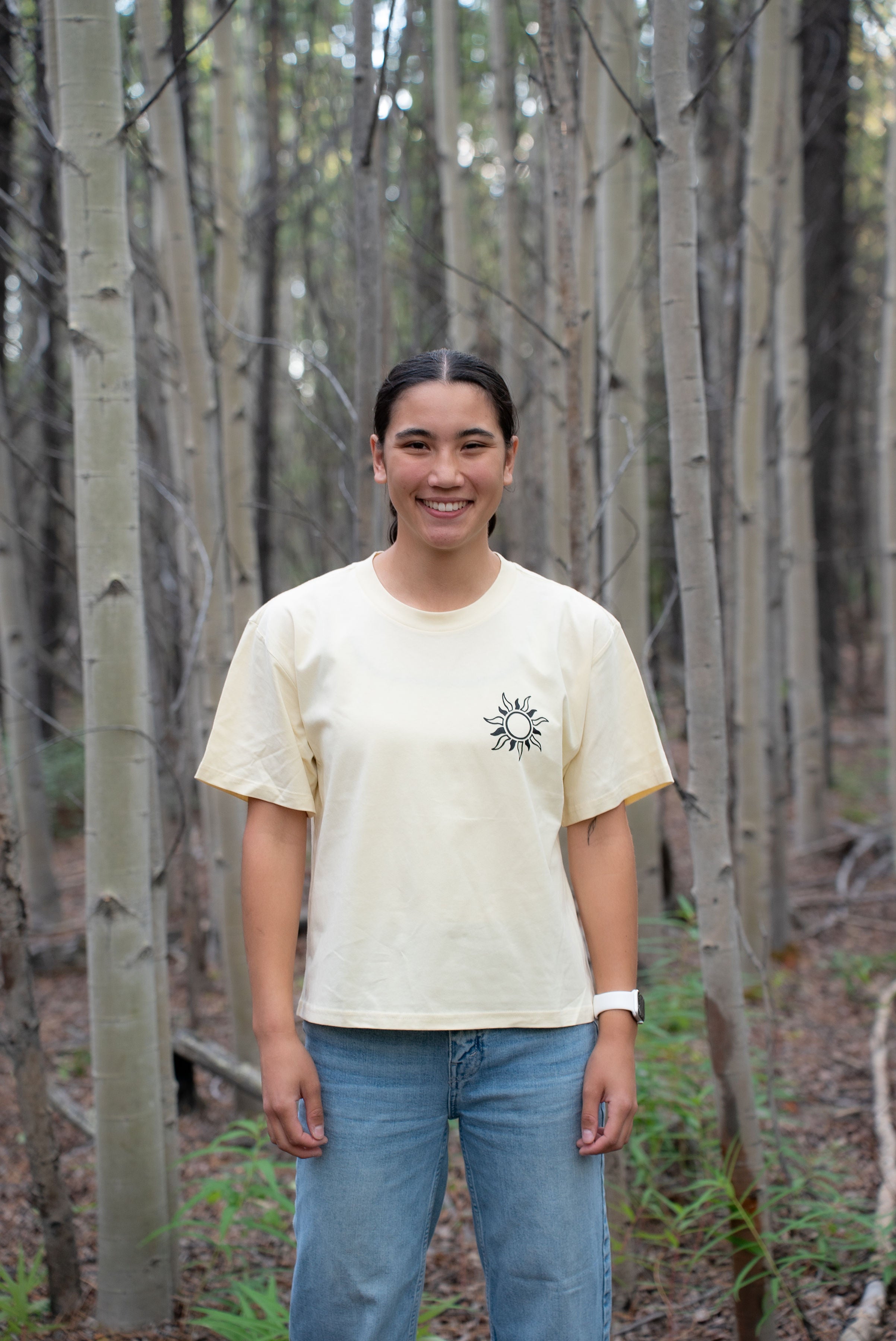 Women's Grizzly Bear Martina Tee - Butter