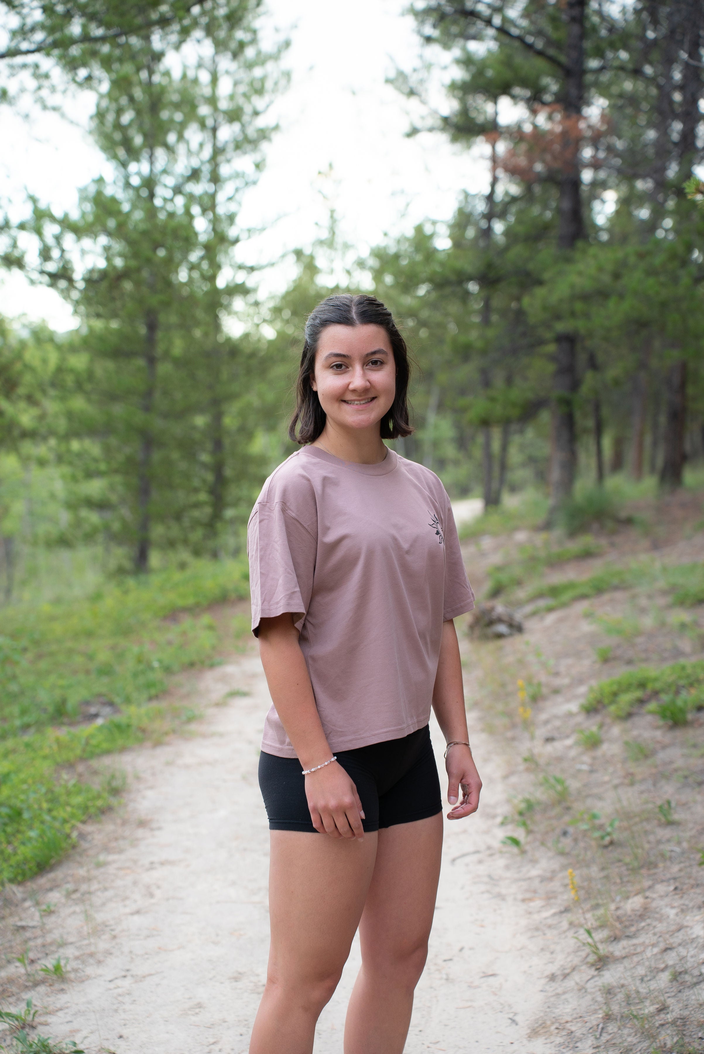 Women's Long Lake Martina Tee - Hazy Pink
