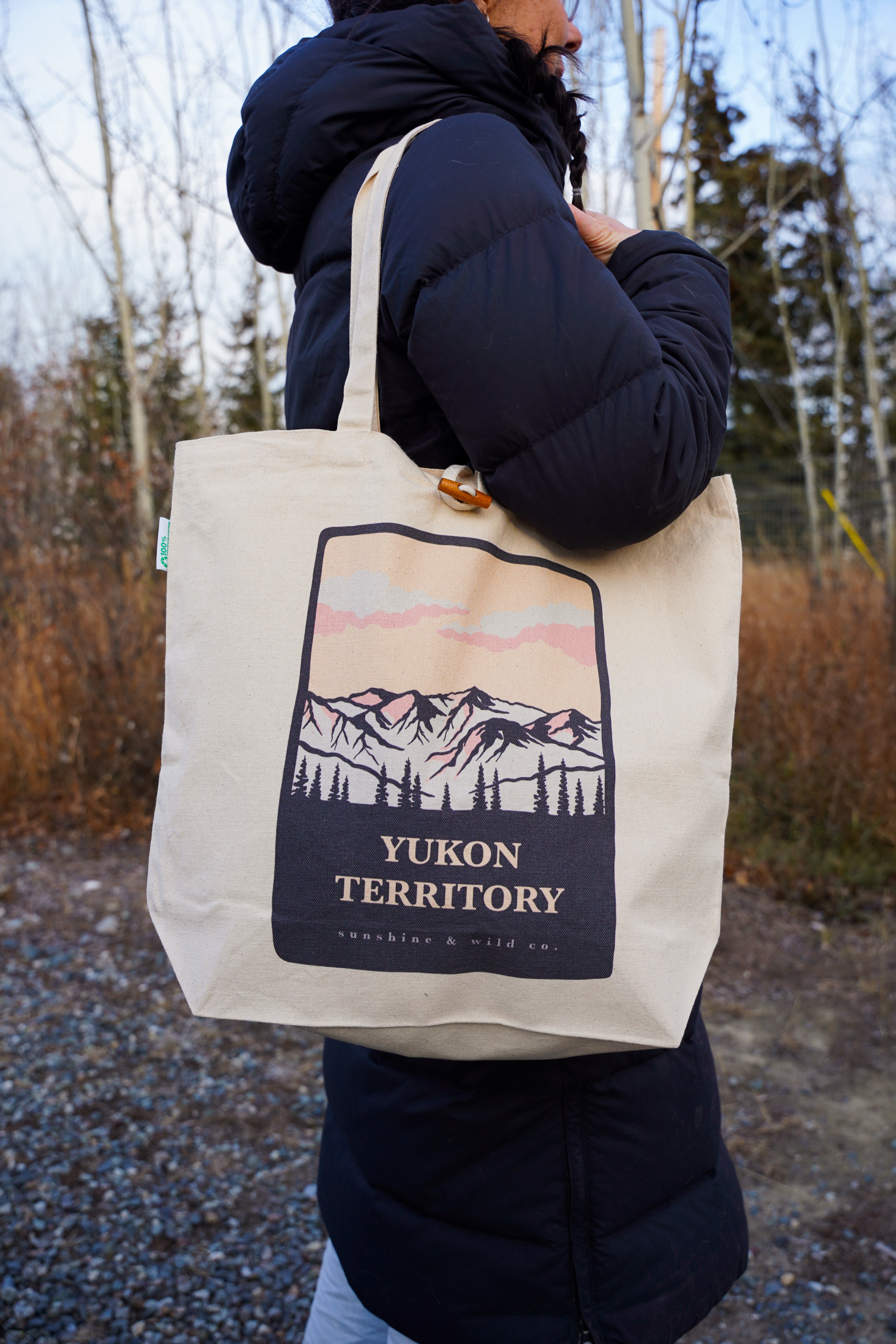 100% Recycled Jumbo Tote - Saint Elias