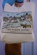 100% Recycled Jumbo Tote - Yukon River