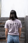 Unisex Stonewash Alpine Wildflower Tee - Orchid