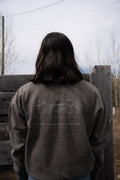 Women's Half-zip Wild Mushrooms - Faded Grey