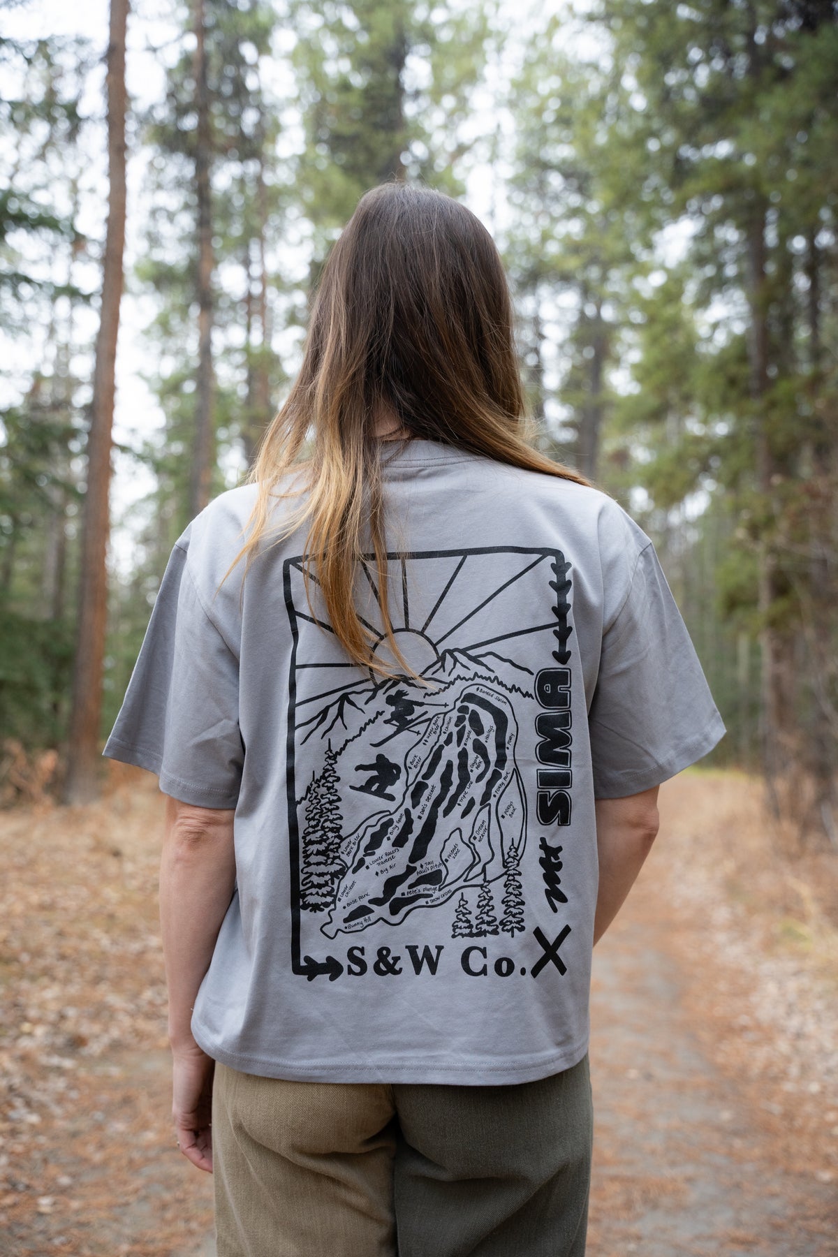 Women's Mt. Sima Martina Tee -Powder Blue