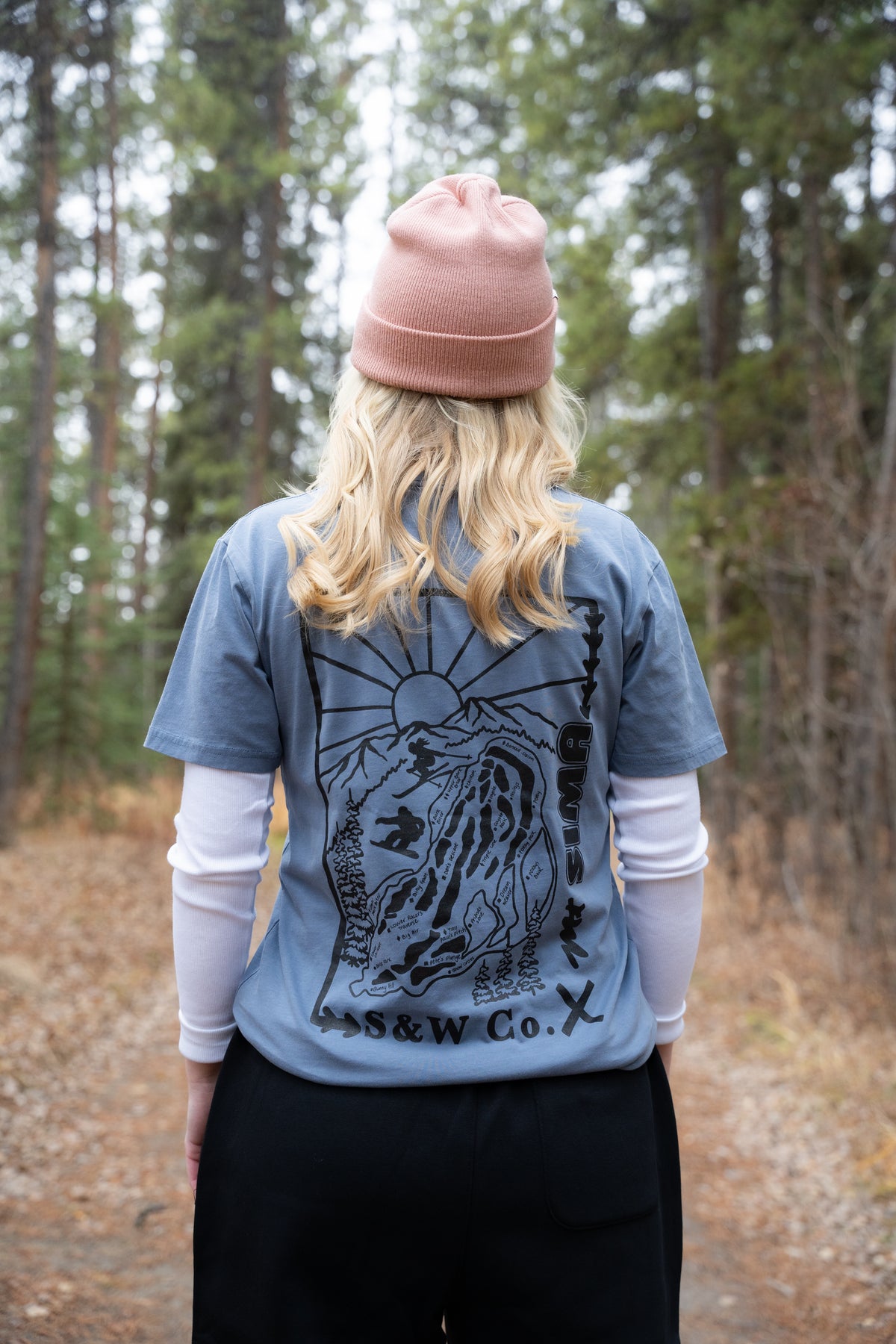 Unisex Mt. Sima Tee - Faded Blue
