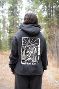 Unisex Mt. Sima Recycled Hood - Faded Black