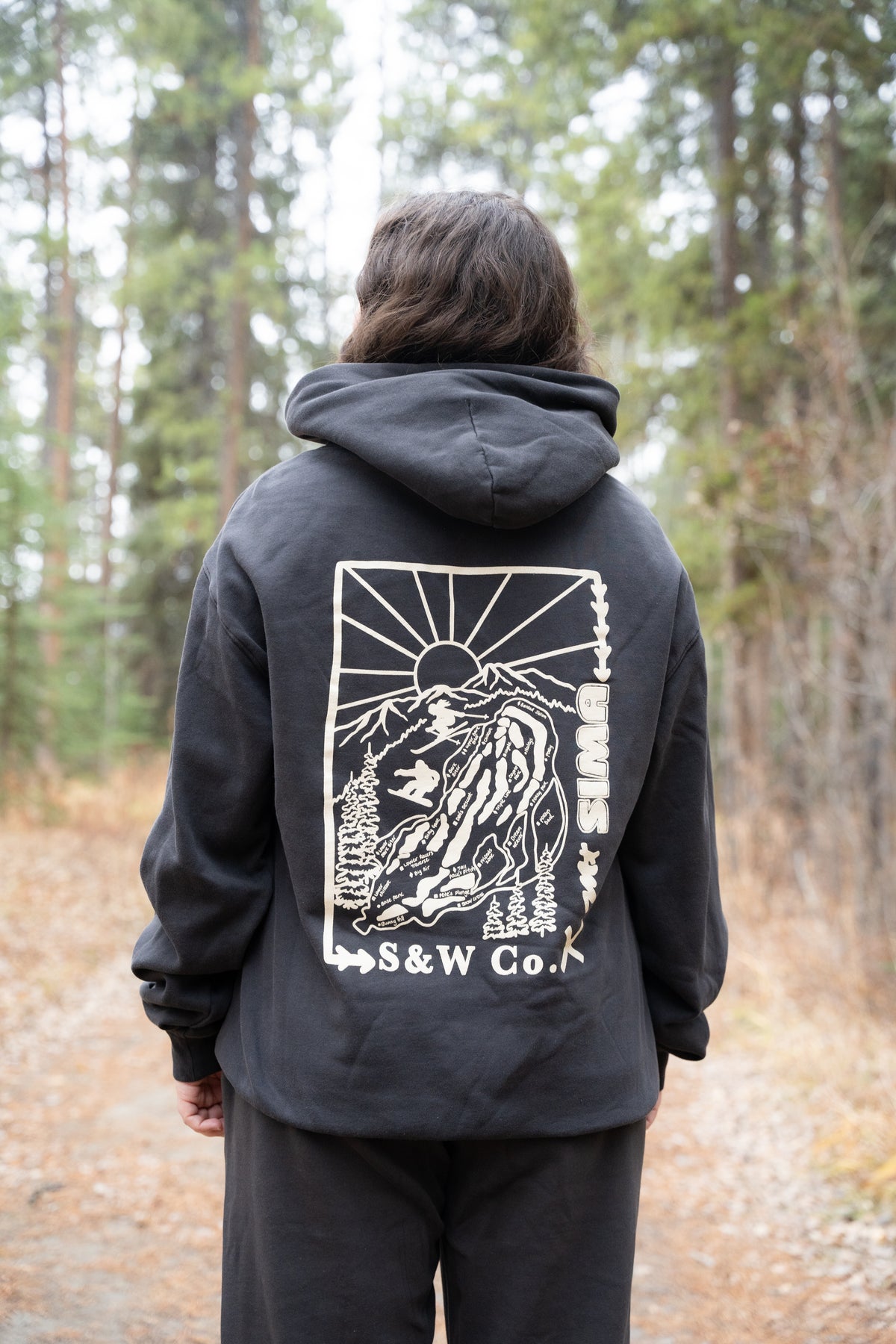 Unisex Mt. Sima Recycled Hood - Faded Black