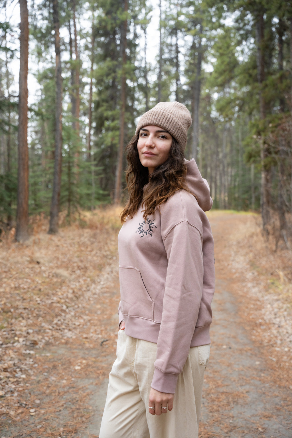 Women's Mt. Sima Recycled Hood - Hazy Pink