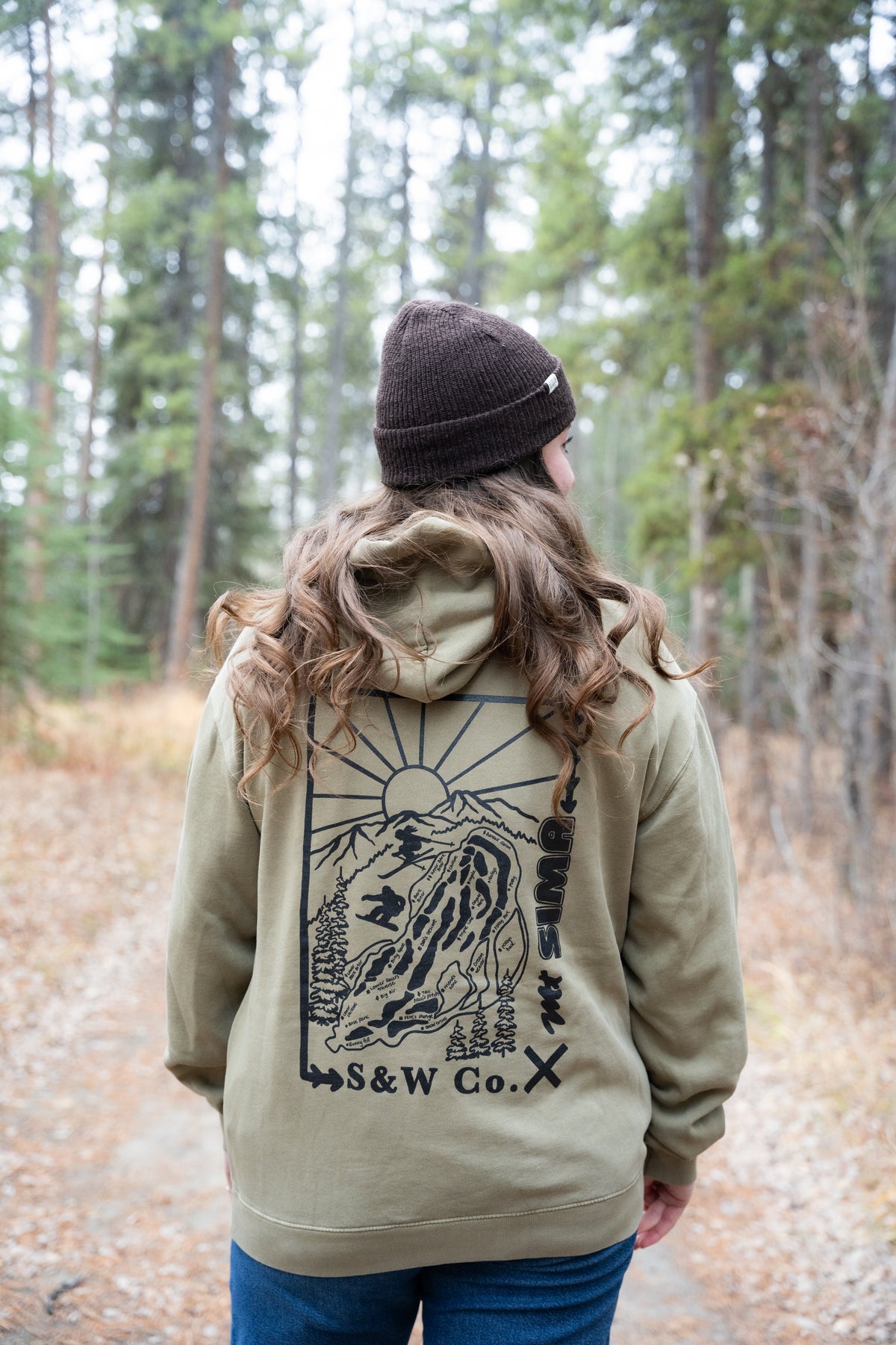 Unisex Mt. Sima Recycled Hood -Faded Olive