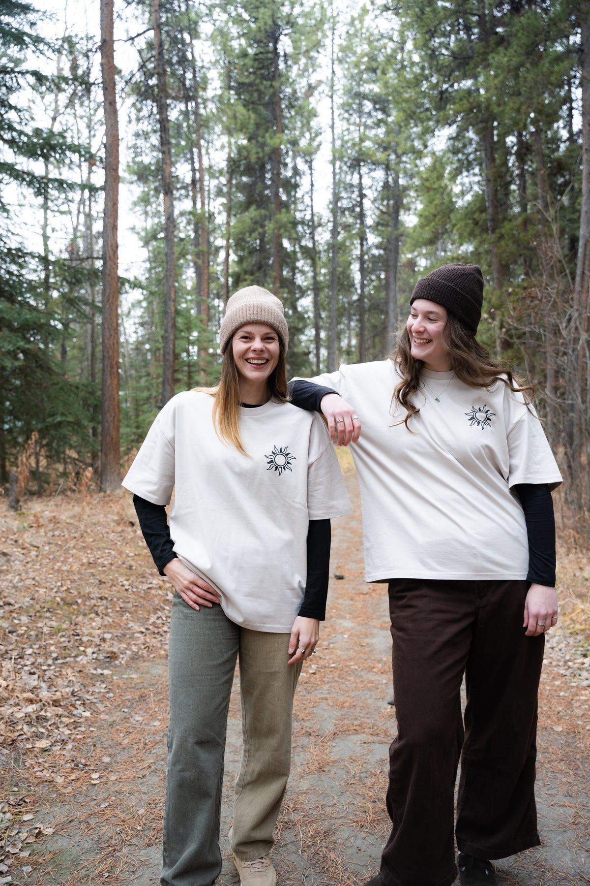 Unisex Mt. Sima Oversized Tee - Bone