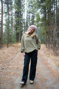 Unisex Mt. Sima Recycled Hood -Faded Olive