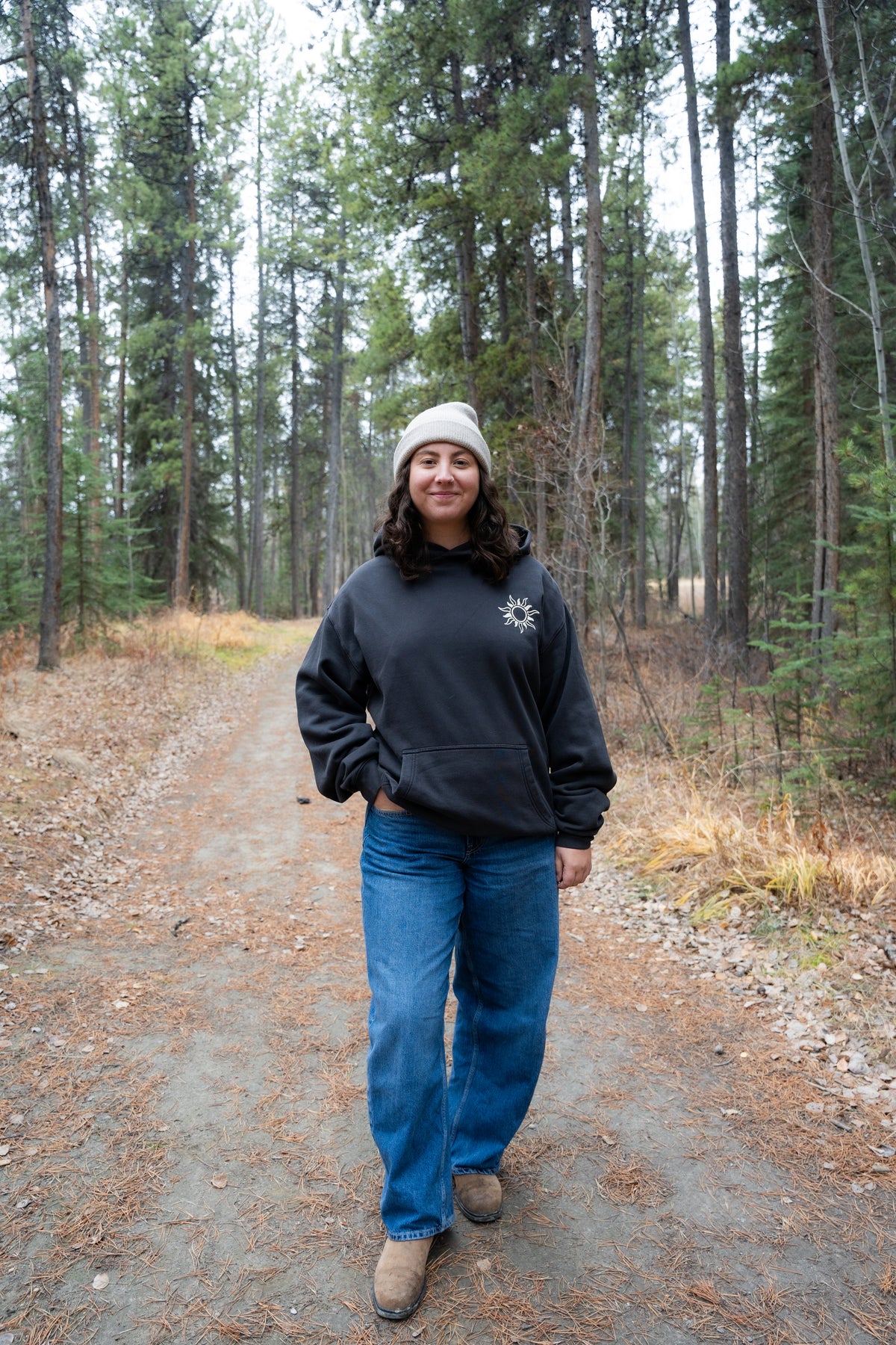 Unisex Mt. Sima Recycled Hood - Faded Black