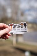 Wild Mushrooms Sticker