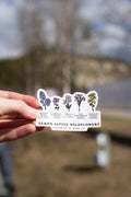 Alpine Wildflowers Sticker