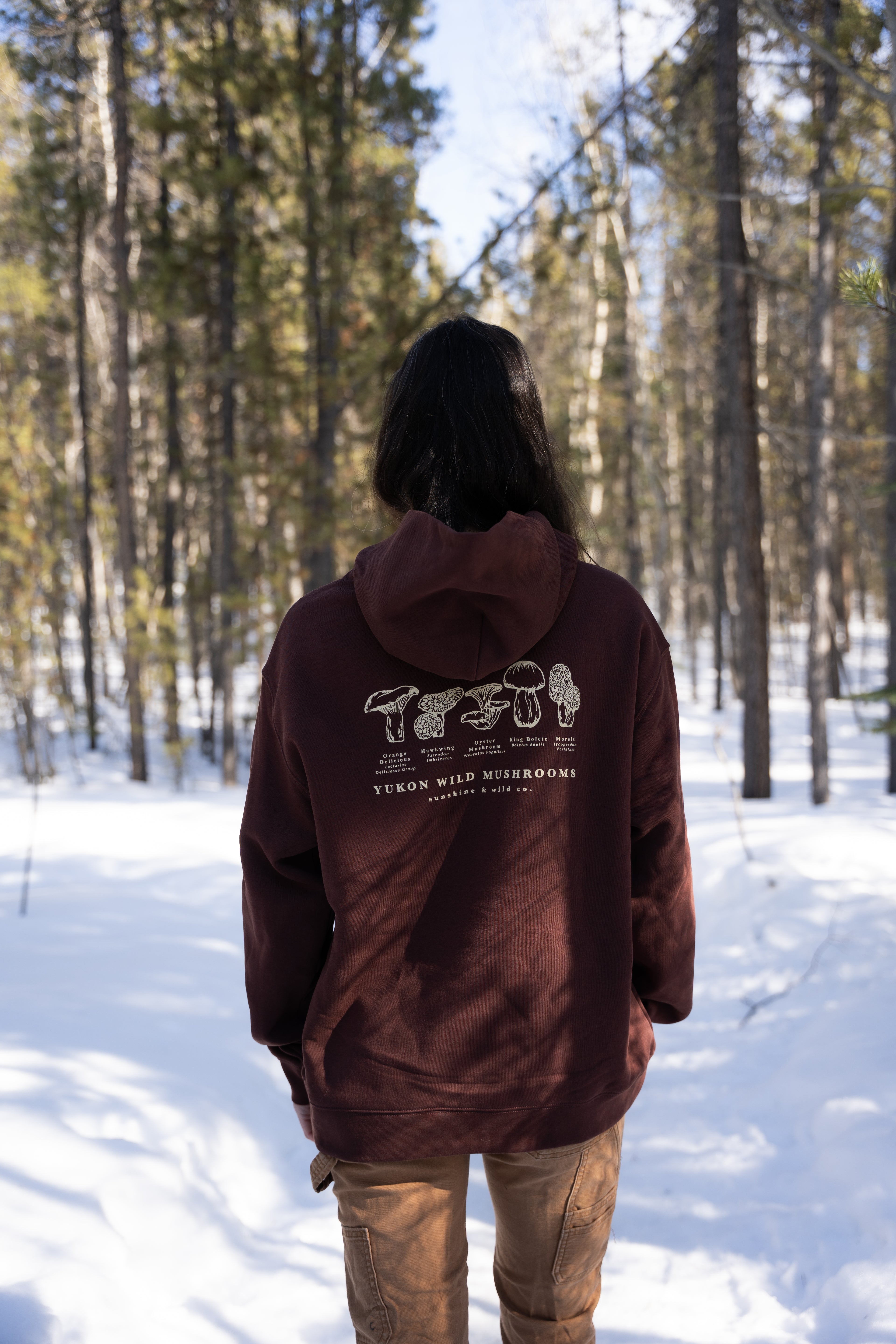 Men's Wild Mushroom Recycled Hoodie - Chestnut