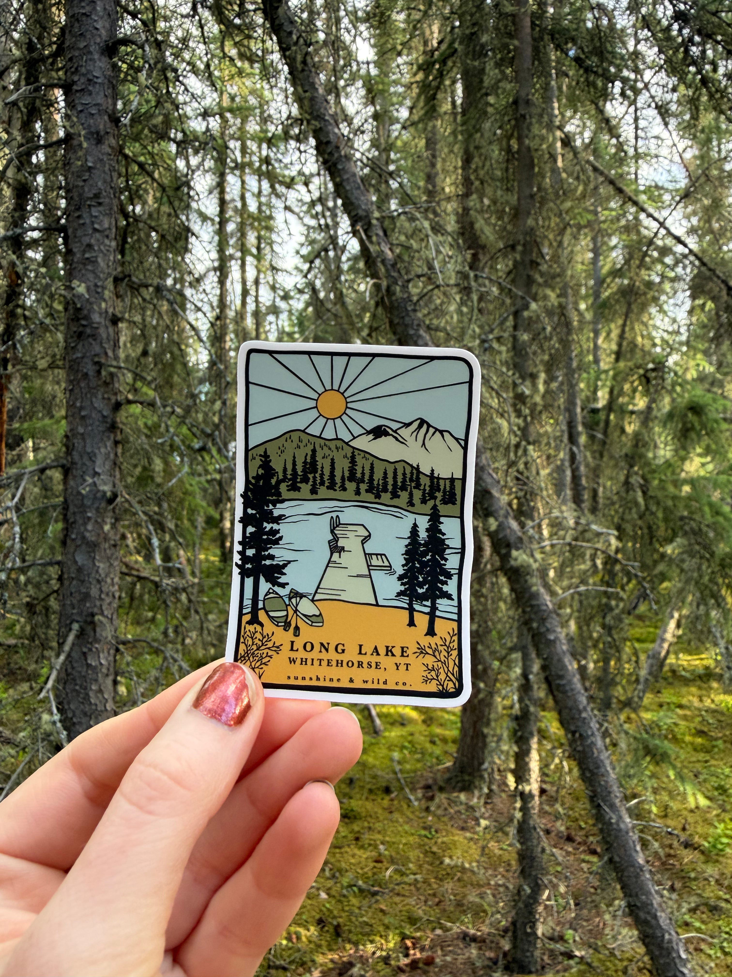 Long Lake Sticker