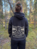 Unisex Recycled Kluane National Park & Reserve Hoodie - Faded Black