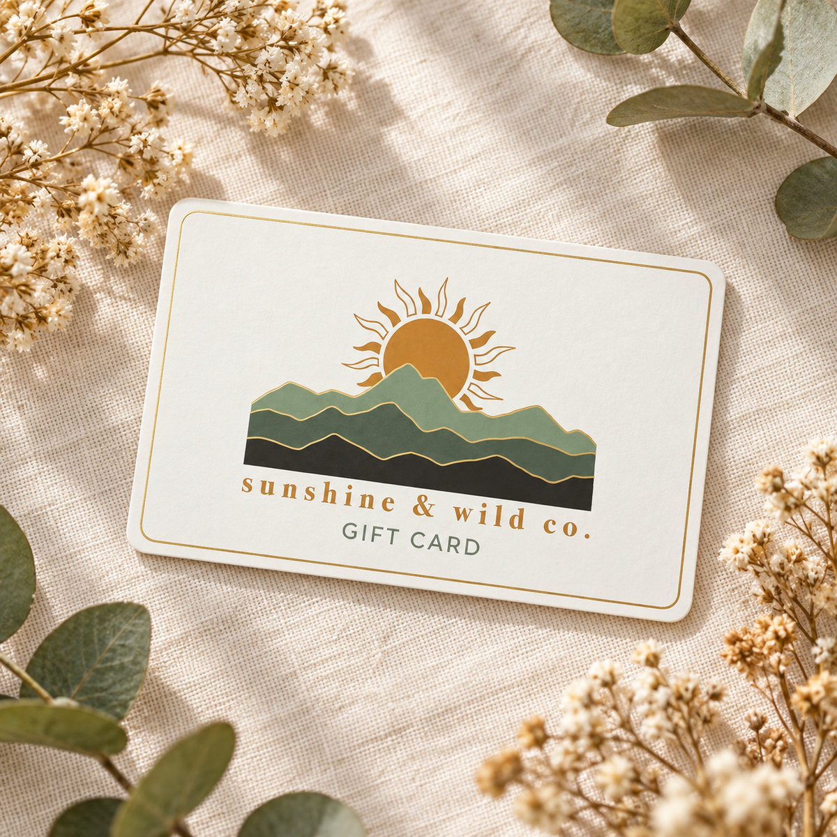 Sunshine & Wild - Gift Card